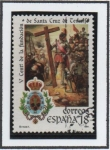 Stamps Spain -  Centenario d' l' Fundación d' Santa Cruz d' Tenerife