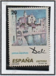 Stamps Spain -  Salvador Dali: Port Alguer