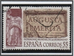 Sellos de Europa - Espa�a -  Cariantide dl antiguo Foro d' Mérida