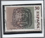 Stamps Spain -  Dia d' Sello: Buzón, Cabeza d' León