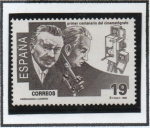 Stamps Spain -  Hermanos Lumier Aguste