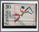 Stamps Spain -  Deportes Olímpicos d Plata: Hipica