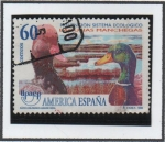 Stamps Spain -  Pato Colorado