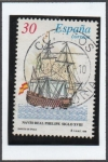 Stamps Spain -  Barcos d' Época: Navío Real Phelipe