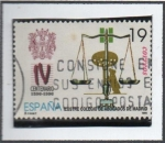 Stamps Spain -  IV Centenario d' Ilustre colegio d' Abogados d' Madrid