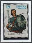 Stamps Spain -  Personajes d Comics: El Jabato