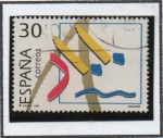 Stamps Spain -  Deportes Olímpicos d' Bronce: Natacion