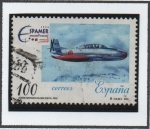 Stamps Spain -  Aviacion y Espacio: Avión HispanoHA 200