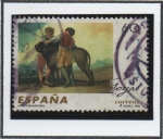 Stamps Spain -  Niños con Mastines