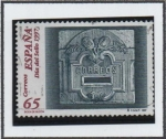 Stamps Spain -  Dia d' Sello: Boca d' buzón d' piedra