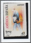 Stamps Spain -  América-UPAEP: Cartero