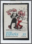 Stamps Spain -  Personajes d Comics: Mortadelo y Filemon