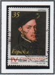 Stamps Spain -  Felipe II