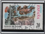 Stamps Spain -  Correspondencia Epistolar: Viole bajar y subir con tanta