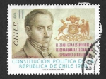 Stamps Chile -  617 - Constitución 1980