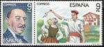 Sellos de Europa - Espaa -  ESPAÑA 1983 2701/2 Sellos Nuevos Maestros de la Zarzuela Escena El Caserio y Jesús Guridi Yvert2317-