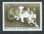 Stamps : America : Cuba :  Gato