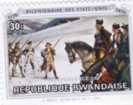 Stamps Rwanda -  BICENTENARIO DE LOS ESTADOS UNIDOS