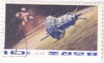 Stamps North Korea -  SATELITE