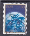 Stamps Japan -  Globo terráqueo 