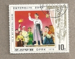 Sellos del Mundo : Asia : North_Korea : Arte de la revolución