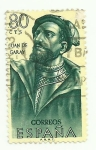 Stamps Spain -  Juan de Garay 1456