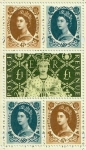 Stamps United Kingdom -  50 aniversario coronación