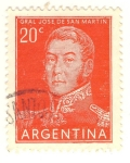 Stamps Argentina -  Gral Jose de San Martin