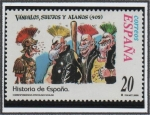 Stamps Spain -  Correspondencia Epistolar: Vándalos, Suevos y Álamos