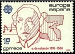 Sellos de Europa - Espa�a -  ESPAÑA 1985 2788 Sello ** Europa CEPT Musico Antonio de Cabezon Yvert2671 Scott2406