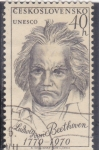 Stamps Czechoslovakia -  UNESCO-LUDVIG VAN BEETHOVEN