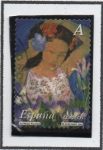 Stamps Spain -  La Mujer y Las Flores