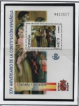 Stamps Spain -  XXV Anv.d' l' Constitución Española: Economía y Hacienda