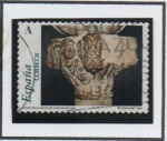 Stamps Spain -  El Románico Aragonés: Capitel d' l' Iglesia d' Santiago d' Jaca