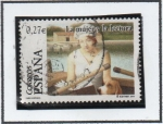 Stamps Spain -  La Mujer y La Lectura