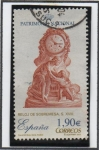 Stamps Spain -  Patrimonio Nacional Relojes: s XVIII Palacio Real d' Pardo