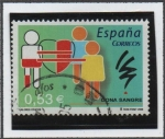 Stamps Spain -  Valores Cívicos: Donación d' Sangre