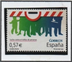 Stamps Spain -   Valores Cívicos: Lucha contra el trafico d' personas