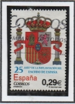 Stamps Spain -  25º Anv.d' escudo d' España