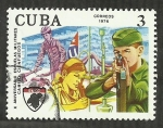 Sellos de America - Cuba -  X Aniversario Escuelas Militares Camilo Cienfuegos