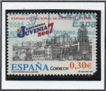 Stamps Spain -  Vista general d' Calahorra