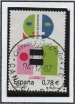 Stamps Spain -  Valores Cívicos: Igualdad d' sexos 