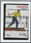 Stamps Spain -  Juegos y Deportes Tradicionales:  Lanzamiento d' Barra