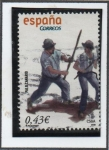 Stamps Spain -  Juegos y Deportes  Tradicionales:  Palo Canario