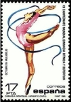 Stamps Spain -  ESPAÑA 1985 2811 Sello Nuevo XII Campeonato Mundial de Gimnasia Ritmica Ejercicio Cintas Scott2450