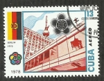 Sellos de America - Cuba -  Correo Aereo - Berlin - 1973