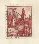 Stamps Poland -  Castillo de Cracovia