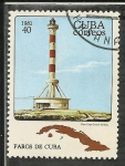 Sellos de America - Cuba -  Faros de Cuba