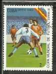 Sellos de America - Cuba -  Copa Mundial de Futbol España-82