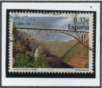Stamps Spain -  Puente los Tilos Santa Cruz